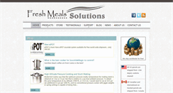 Desktop Screenshot of freshmealssolutions.com