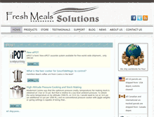 Tablet Screenshot of freshmealssolutions.com